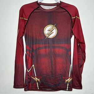 Flash Themed Red Long Sleeve Shirt
